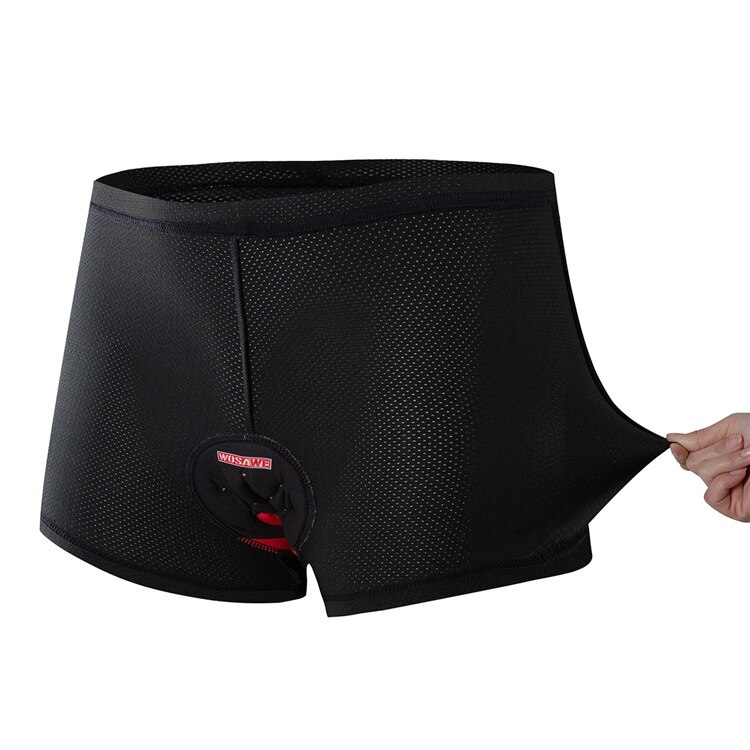 Short de moto en silicone épais, sous-vêtements de moto, respirant et à séchage rapide, coussin de pet pour vélo de montagne
