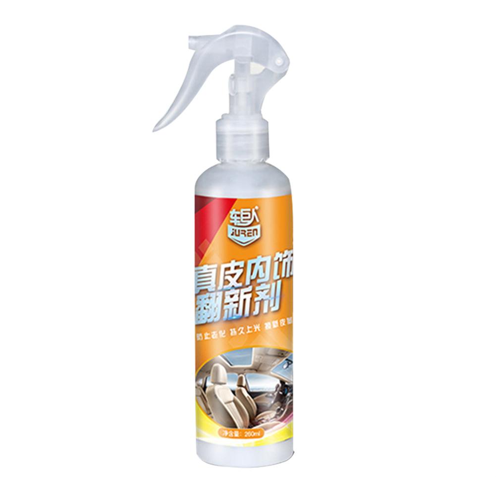 200ml Car Interior Polishing Wax Coating Decorative Leather Wax Glasses Waterproof Plastic Panel Spraying Agent Renewal