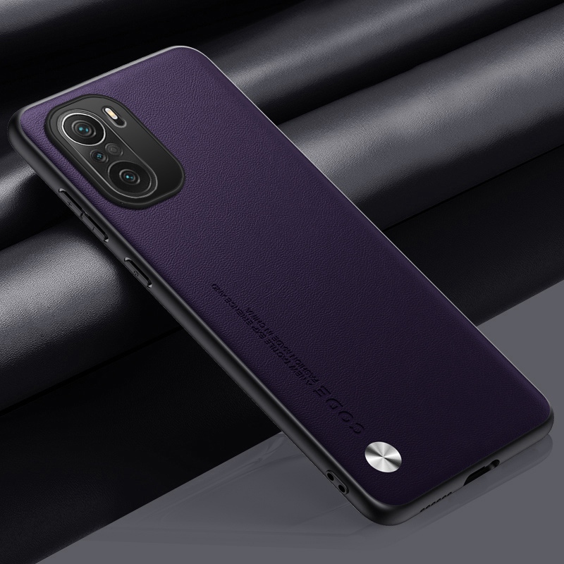 Lyxigt pu-läderfodral till xiaomi  mi 11i poco  f3 matt skal silikon heltäckande telefonskal till redmi  k40 pro plus skal: Denim / Blå