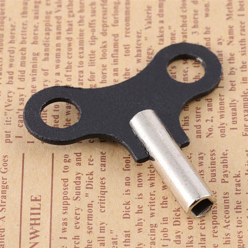 5Pcs Hout Klok Sleutel Metalen Klok Sleutel Houten Klok Gereedschap Kronkelende Zwitserse Repair Tool Black