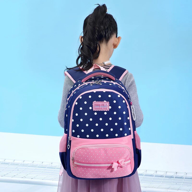 Children School Bags Beautiful Girls School Backpack Bow Decorations Waterproof Nylon School Bag Mochila escolar