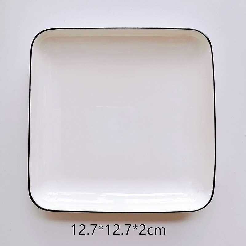Ceramic palette Watercolor Painting Dish White Porcelain Color Palette Art Supplies Office profession painting Ceramic supplies: 12.7 x 12.7 x 2cm