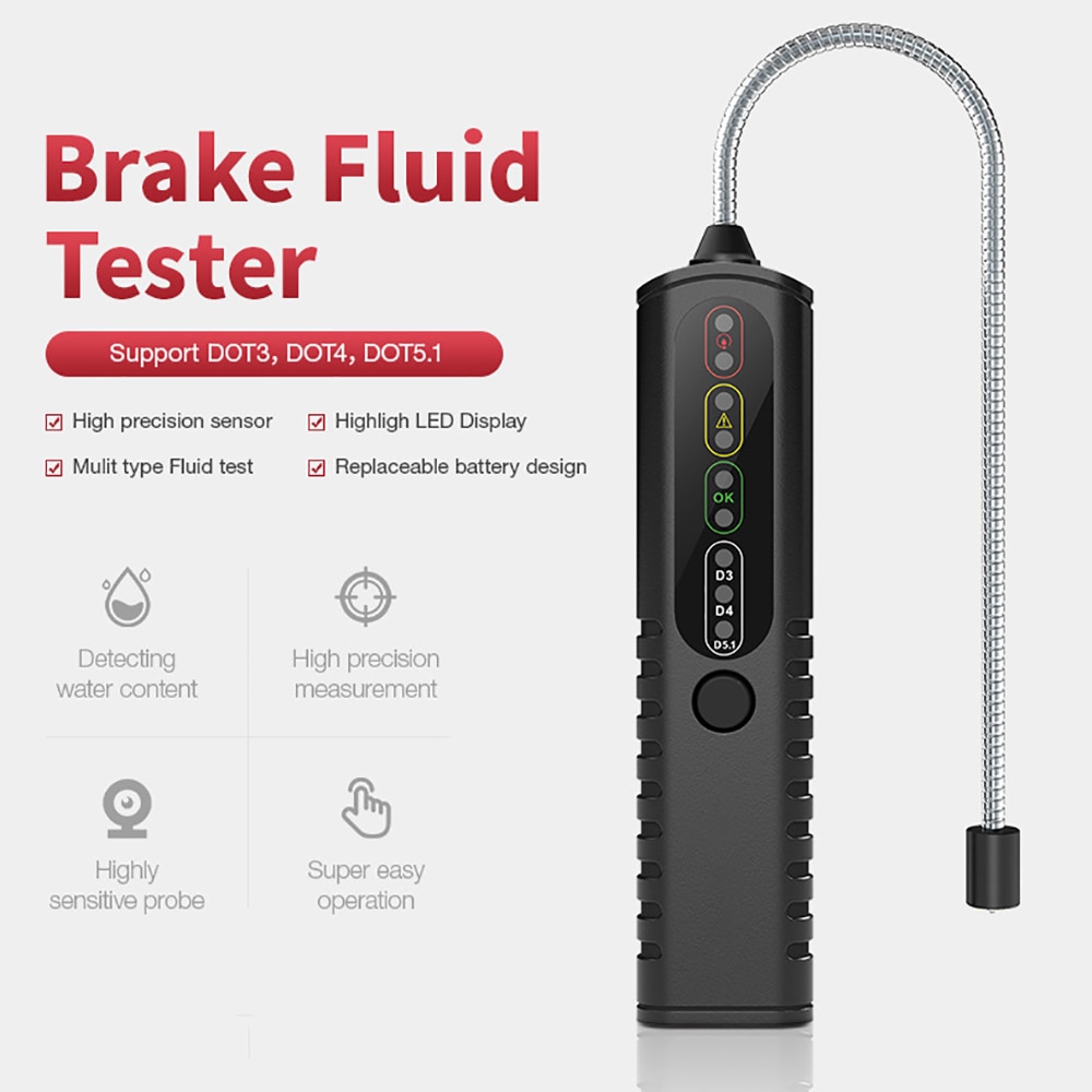Commercial Auto Diagnostic Tool Powerful Car Brake Fluid Tester For Car/Bus/Truck
