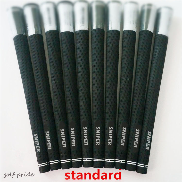 100 punkte klassische golf grip STANDARD/MITTELSTÄNDISCHE/JUMBO 10 teile/los Drei spezifikation optional: black standard