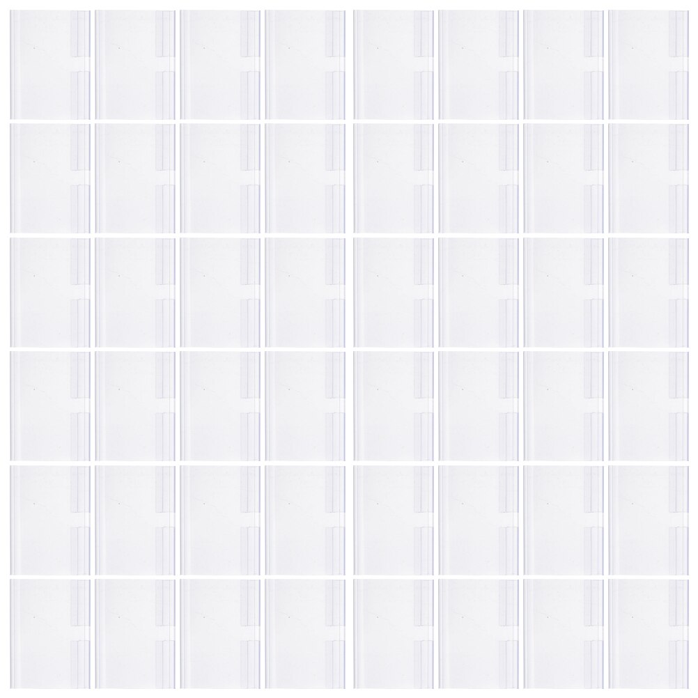 50Pcs Shop Price Cards Holder Supermarket Label Holder Label Paper Inserts