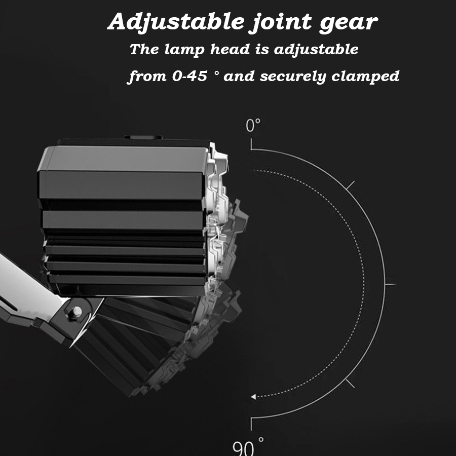 5 LED-koplamp Oplaadbaar met ingebouwde 18650-batterij Sterk licht Koplamp Camping Avontuur Vissen Hoofdlamp Zaklamp