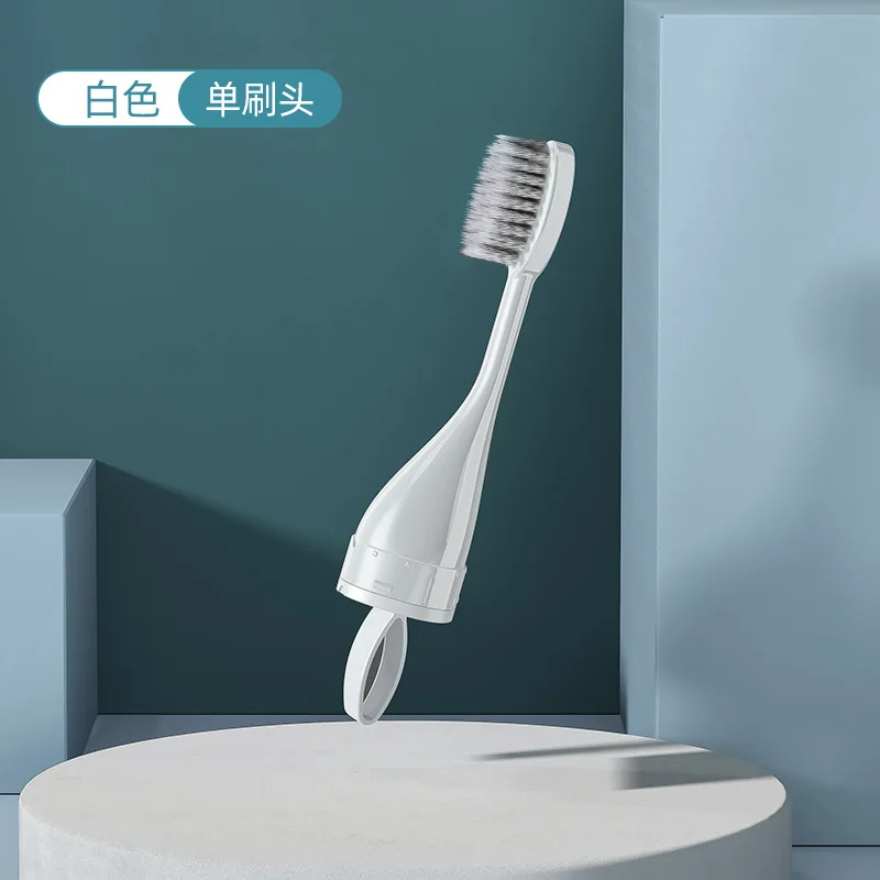 Portable Folding Toothbrush Fold Travel Camping Hiking Outdoor Easy To Take Plastic Foldable Teethbrush Toothpaste Storage Kit: PURPLE