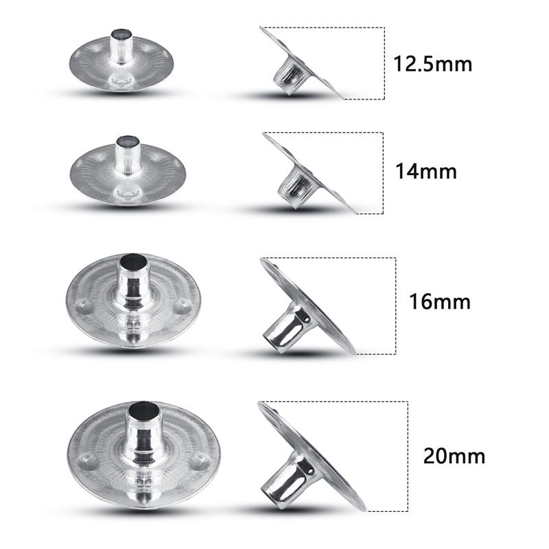 Candelabros de mecha de Metal para fabricación de velas, herramienta de mano para manualidades, duradera, 100 piezas