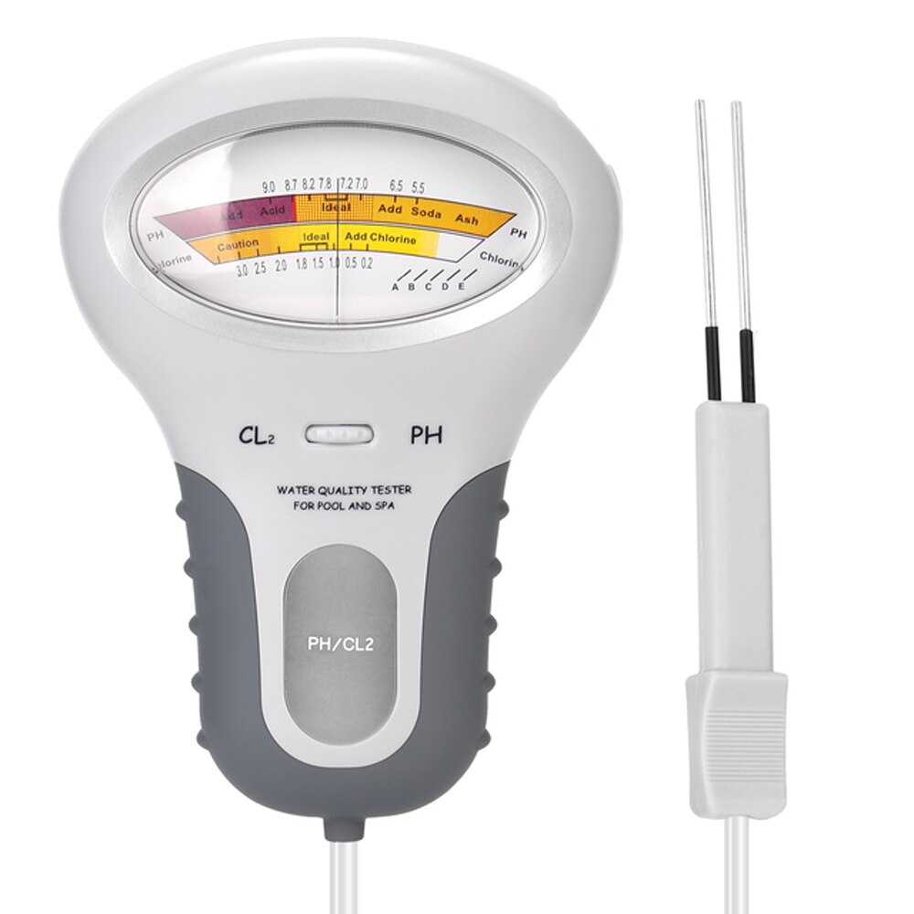 NICREW 2 in 1 PH Chlor Meter Tester Chlor Wasser Prüfung Gerät CL2 Messung Werkzeug für Aquarium Spa Schwimmen Schwimmbad: PC-102