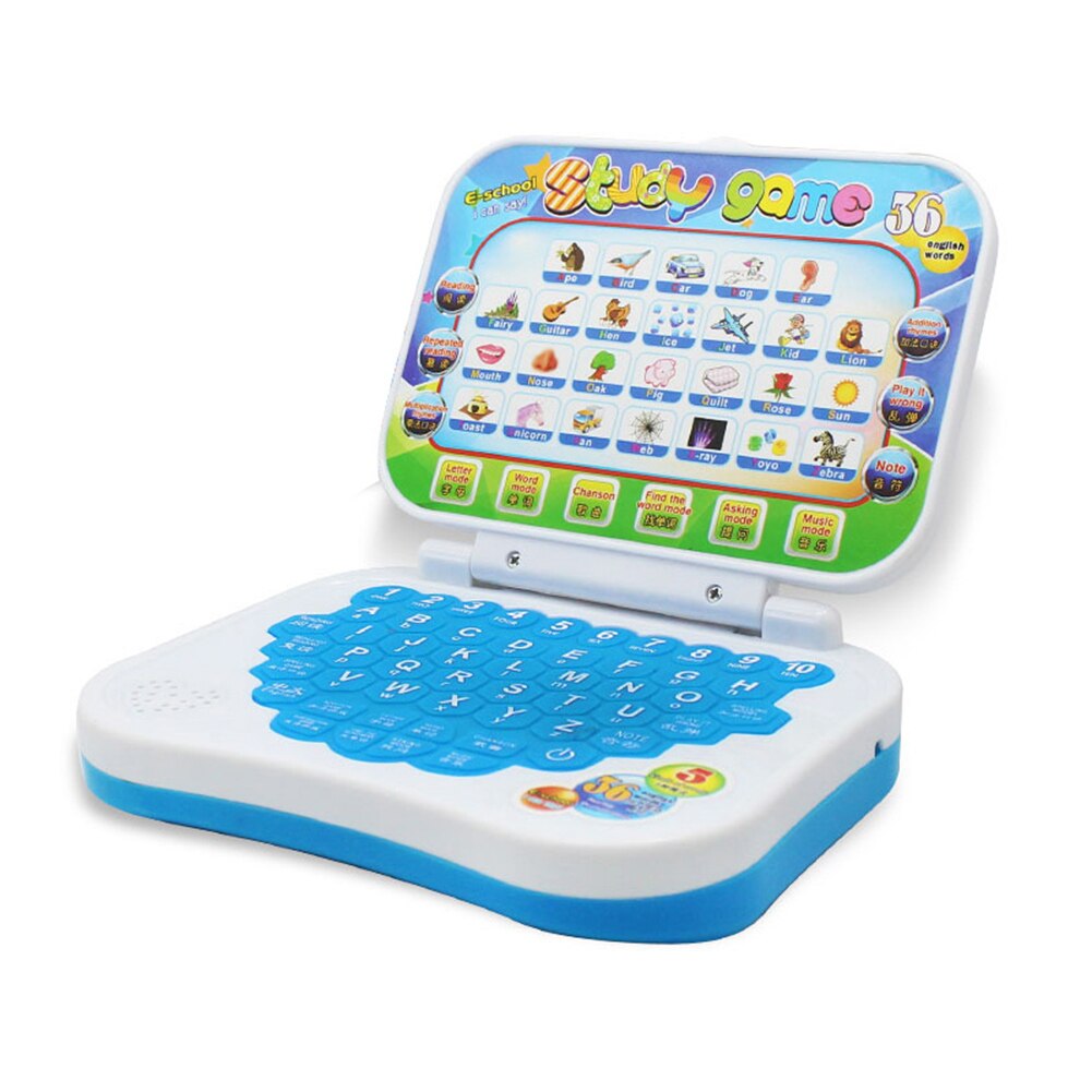 Foldbar kinesisk engelsk læringscomputer bærbar baby legetøj: Default Title