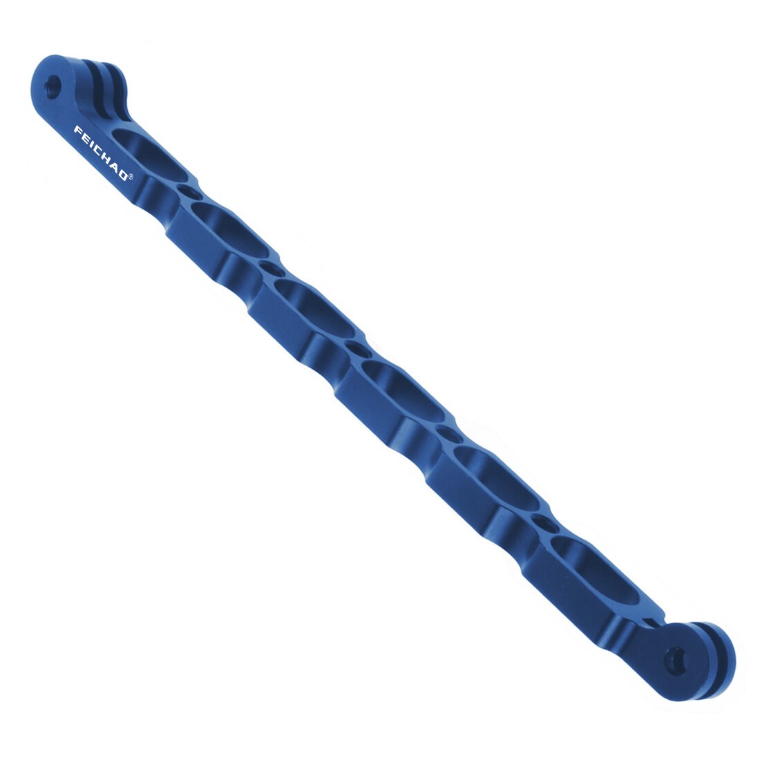 Bras d&#39;extension pour Support de casque, rallonge de 1/4 trous, poignée pour Insta360 One x2, caméra d&#39;action pour Gopro: 22cm Blue