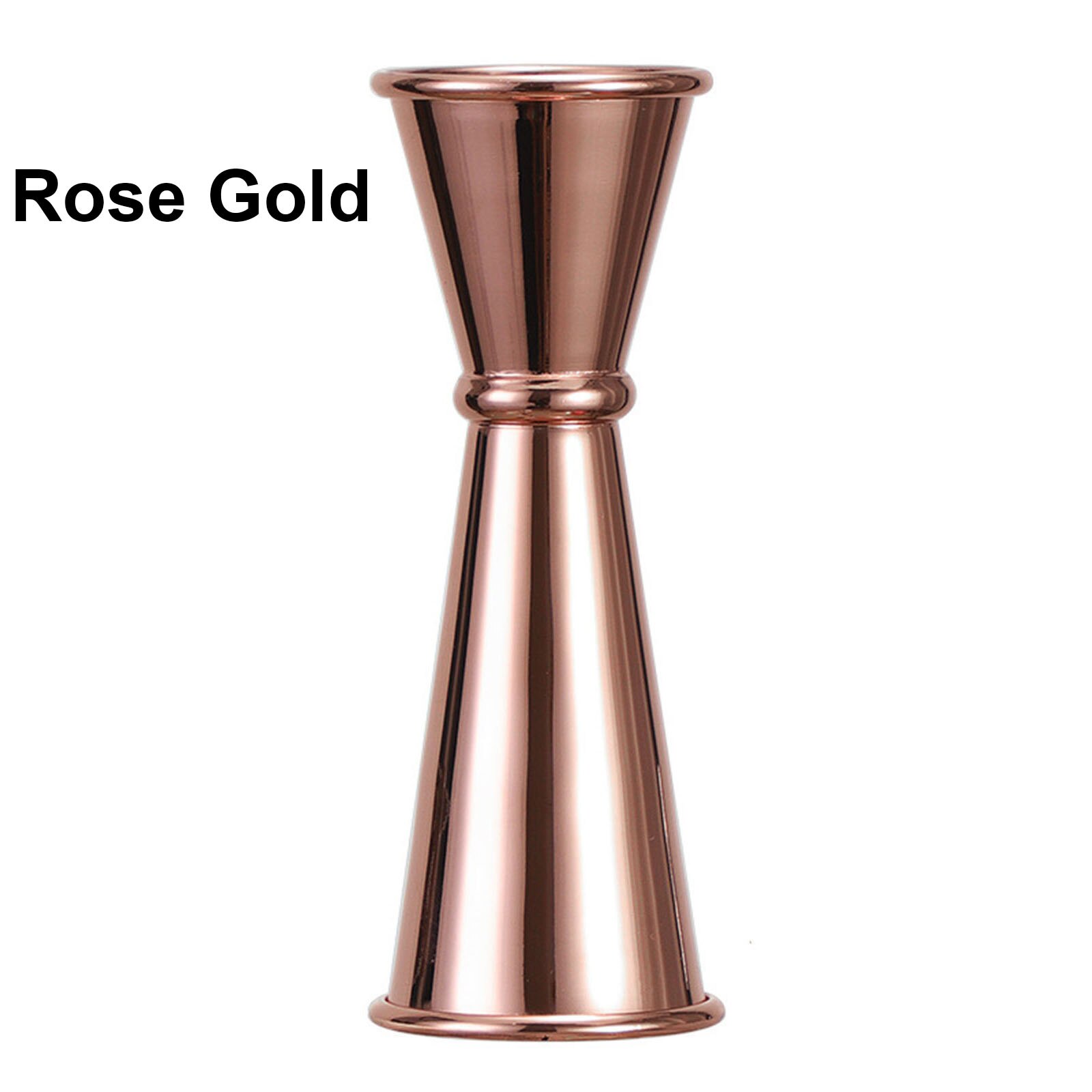 15/30ml or 25/50ml Dual Shot Stainless Steel Measure Cup Cocktail Shaker Drink Spirit Measure Jigger Kitchen Bar Barware Tools: D 1oz 2oz rose