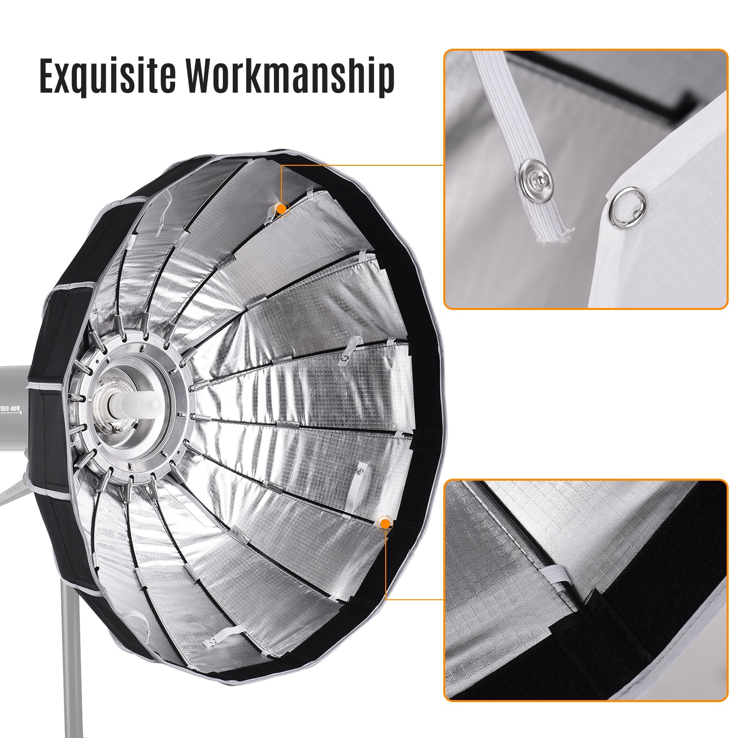 LIFE OF PHOTO Hexadecagon Soft Box Umbrella Parabolic Softbox Photography Lighting Modifiers for Studio Light Speedlite