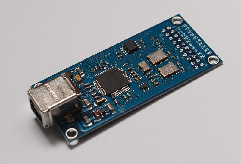 HIFI asynchronous digital XMOS XU208 module USB to IIS DSD support DSD256