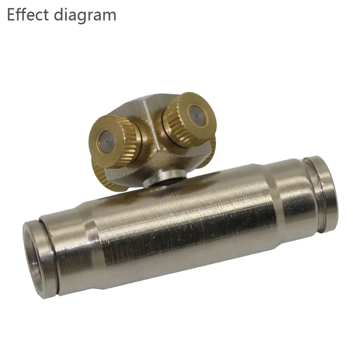 Buse de brumisation basse pression 3/4/5 sites, arroseur de refroidissement par atomisation 0.3/0.4/0.5/0.6mm, pulvérisateur de refroidissement par brumisation pour l'irrigation du jardin