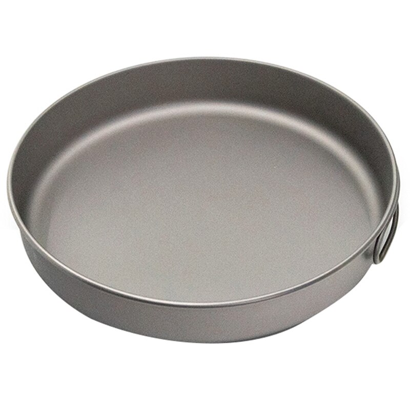 Außen Ultraleicht Titan Pfanne Camping Wandern Picknick Kochen Braten Pan Titan Pan Utensilien Wandern Picknick Kochen Picknick: Default Title