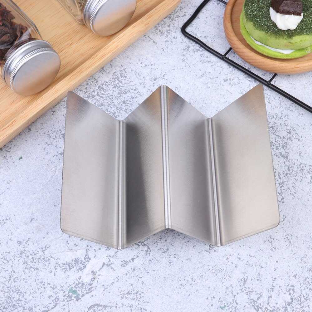 2 stuks stalen taco-rek, duurzaam mexicaans pannenkoekenrek, taco-houder voor thuisrestaurantkeuken (  (3 roosters)