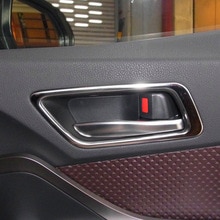 4 Pcs SUS304 Rvs Inner Interieur Handle Garneer Trim Cover Voor Toyota C-HR Chr