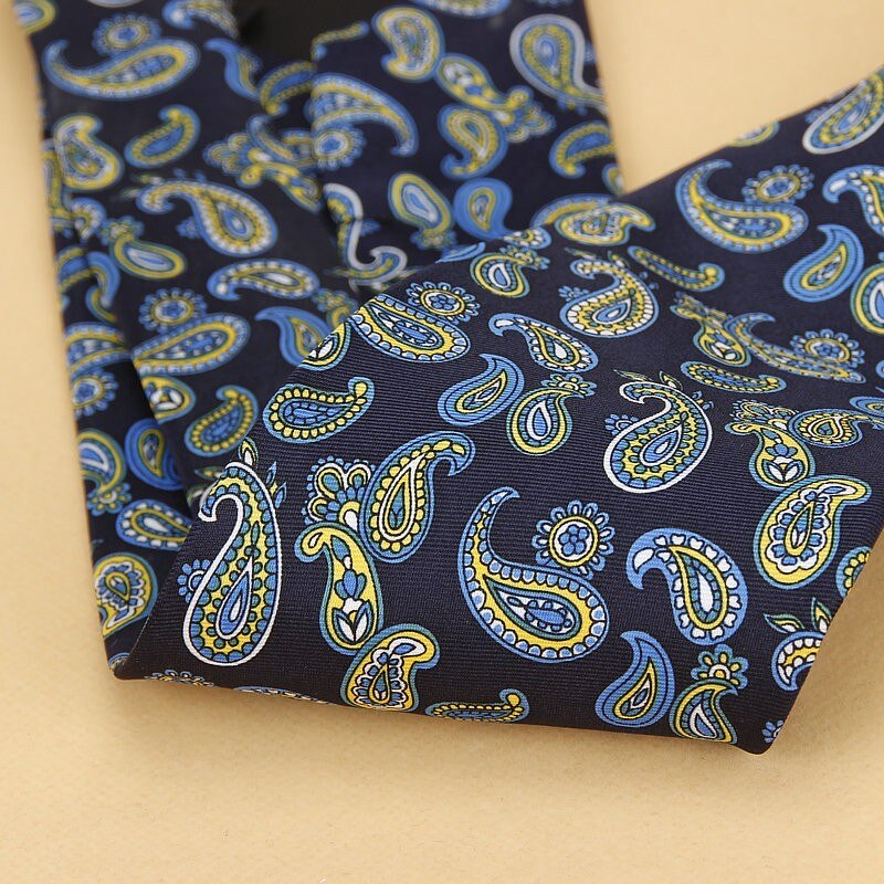 Corbata de seda clásica para hombre, corbatas con estampado Floral a cuadros de 9cm, color rojo, ropa Formal de negocios y boda,