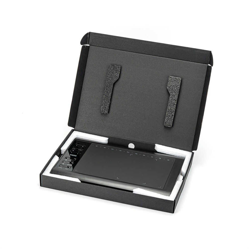 VINSA – tablette de dessin numérique vin1060 plus, avec stylet sans batterie, sensibilité à la pression, 8192, peint à la main