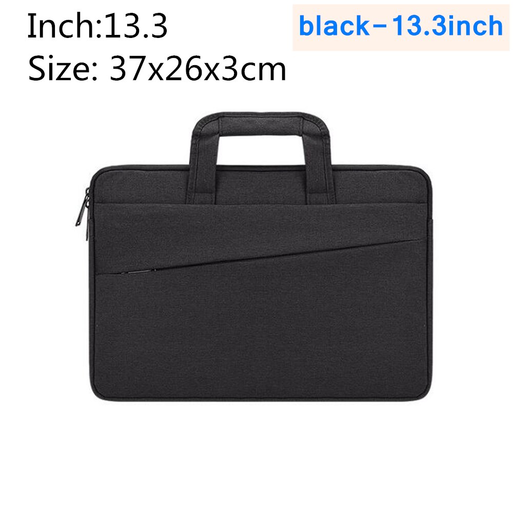 Funda protectora para ordenador portátil, maletín de negocios para Macbook Air Pro de 13,3, 14,1, 15,4 y 15,6 pulgadas, con forro de Apple