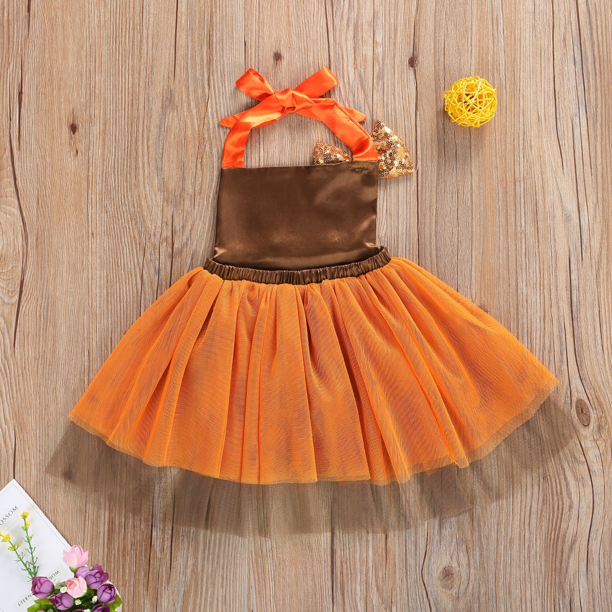 0-18M das Erntedankfest Schild Baby Mädchen Jungen Strampler Kleid Türkei Druck ärmellos Gürtel Pailletten Spitze Ballettröckchen Overall