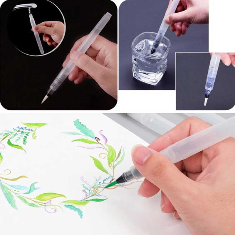 Nachfüllbare Malerei pinsel Aquarell pinsel Wasser Panzer Kalligraphie Pinsel Kunst Marker Kuli wasser farbe für Anfänger Zeichnung Liefert