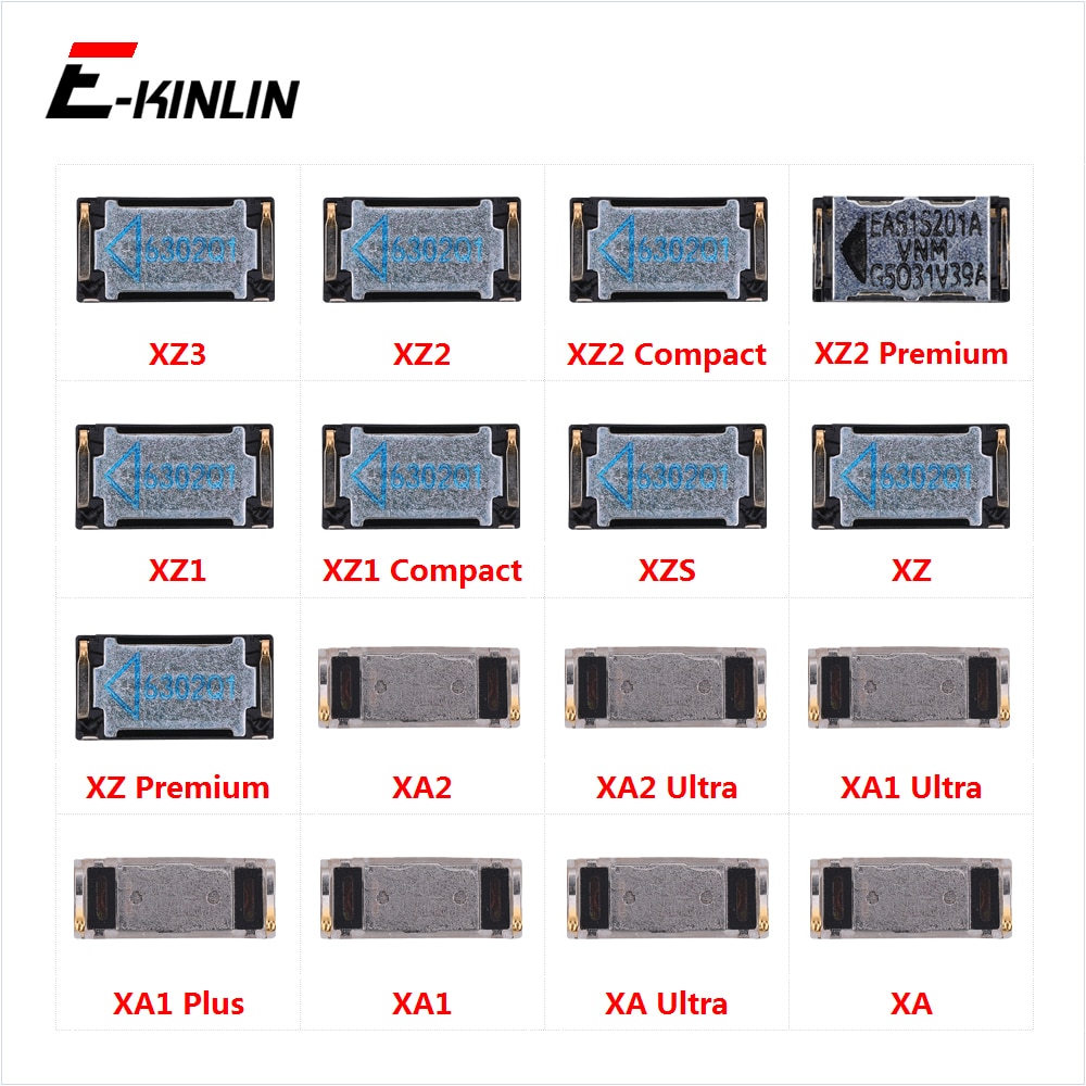 Haut-parleur frontal pour Sony Xperia XZ3, XZ2, XZ1, XZS, XZ, XA2, XA1, XA Ultra Plus, oreillettes, récepteur de son, Premium, Compact