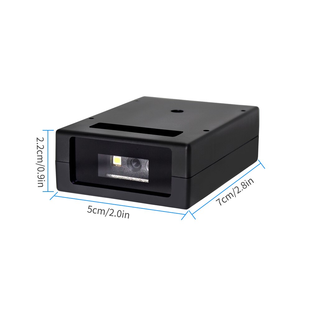 1D USB Wired Embedded Box Bar Code Scanner Barcode Scanner Self-Induction 1D Bar Code Reader Scanner for Supermarket Bookstore