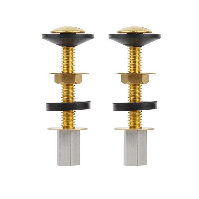 Toilet bolt sets water tank fixing screw set bathroom Accessory Repairing fixture copper water tank fastner parts copper