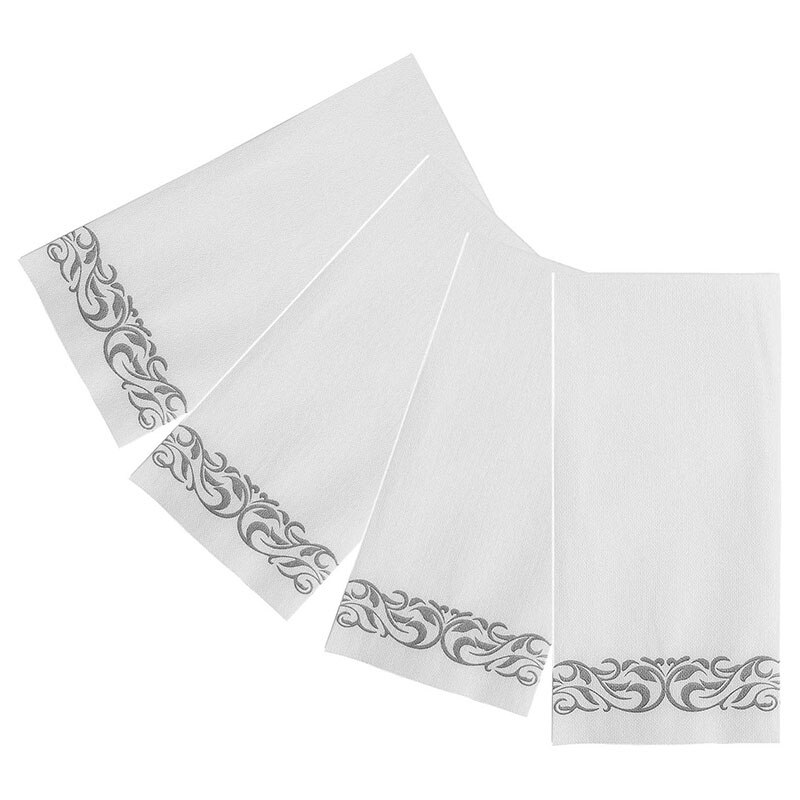 Wegwerp Handdoek Zachte Absorberende Absorberende Papieren Handdoek Decoratieve Servet Voor Badkamer Keuken Wedding Party Diner