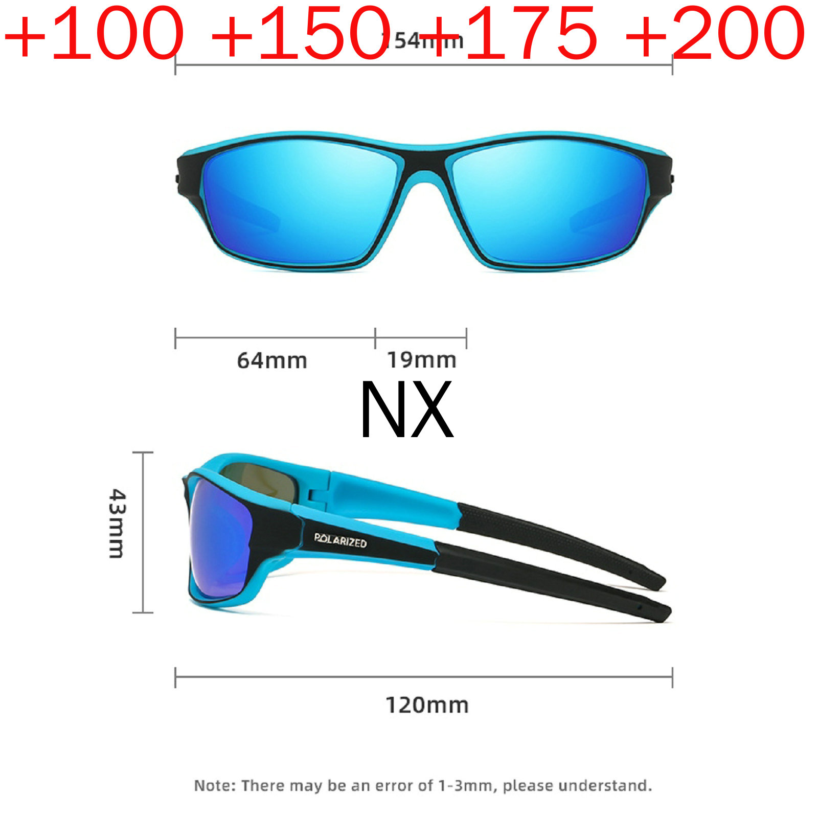Omhullende Volledige Lens Veiligheidsbril Met Lezers Fotochrome Sport Vergrotende Leesbril Voor Mannen Vrouwen Nx