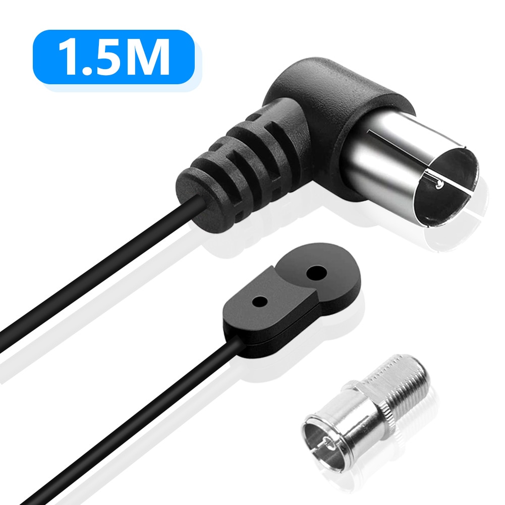 Fm Radio Antenne F Adapter 75ohm Unbal Vrouwelijke Connector Plug Kabel Draad Voor Yamaha Jvc Sony Marantz Pioneer Samsung Panasonic