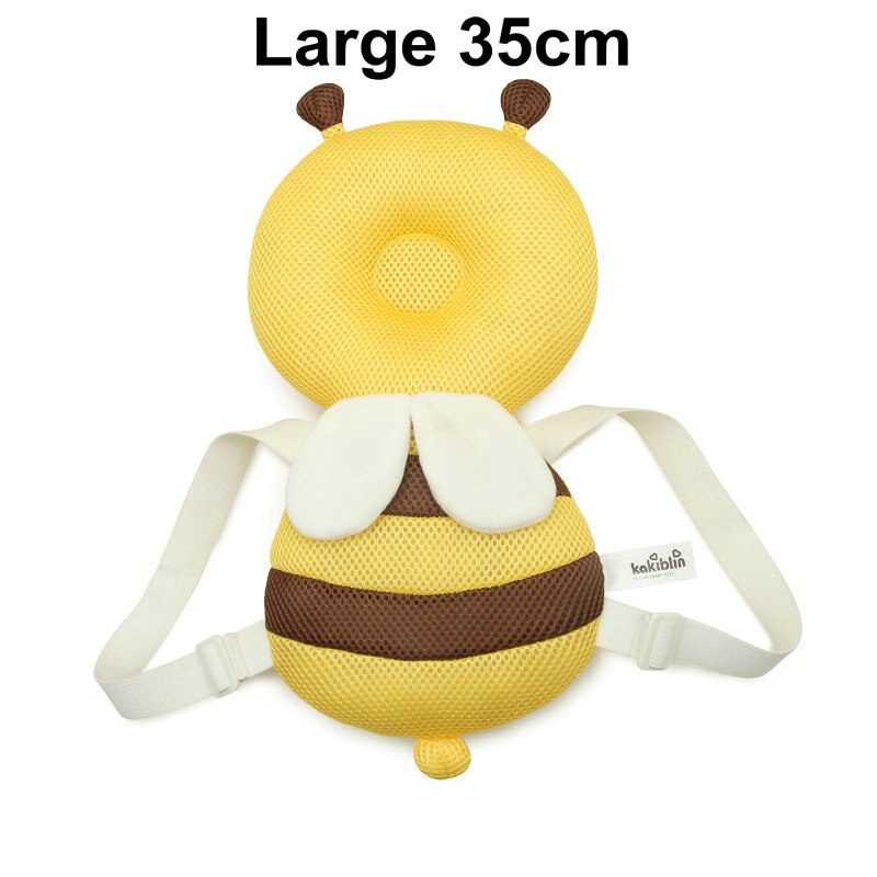 baby hode beskyttelse pute søt anti brak pute engel stil bomull hindre smårullende falle baby lære å gå pute: Mifeng gult nett