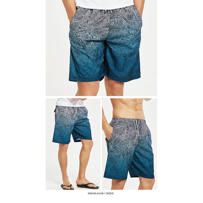 Mannen Strand Board Shorts Zwemmen Print Ademend Knielengte Casual Shorts Mannelijke Zomer Sport Mannen Broek Zee Surf pak