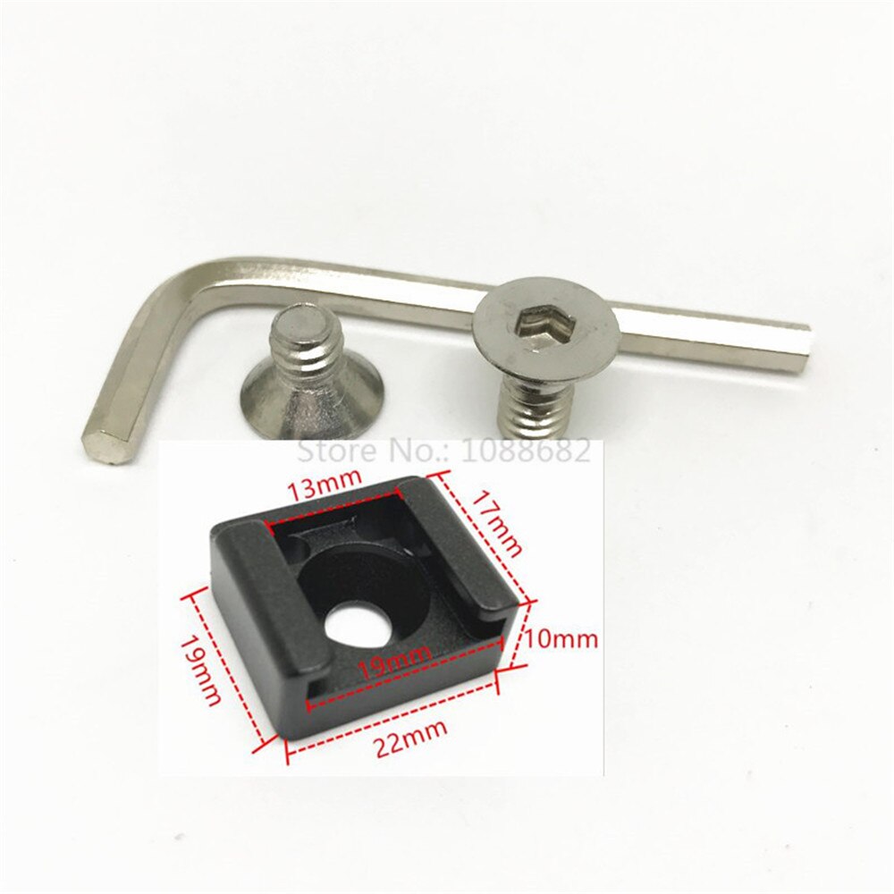 Adapter Jadkinsta z Mocowaniem Zimnej Stopki i Śrubą 1/4" do Klatki Kamery, Lampy LED, Mikrofonu