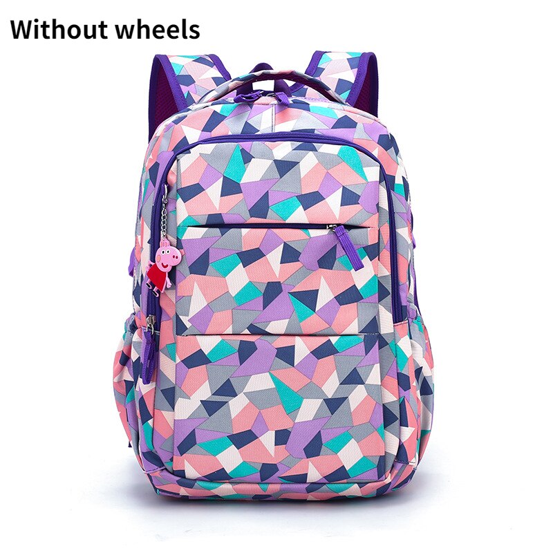 Hot Sale Removable Children School Bags Waterproof for Girls Trolley Backpack Kids Wheeled Bag Bookbag travel luggage Mochilas