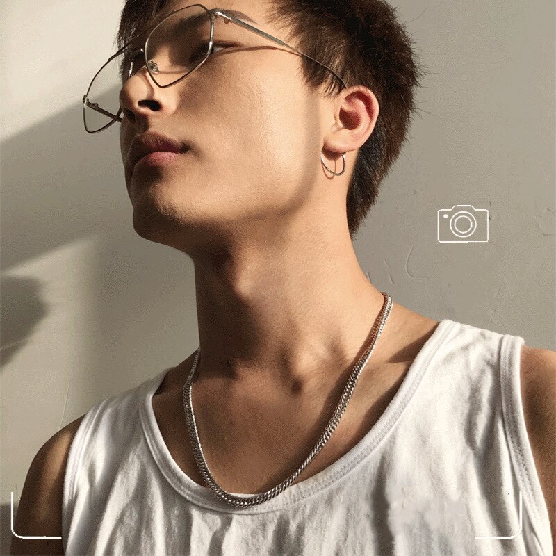 Collane a catena da 6MM in argento Sterling 925 di alta qualità per uomo donna moda nobile designer regali per gioielli da sposa