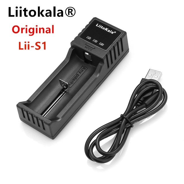 Liitokala lii-S1 18650 Batterij Oplader voor 26650 16340 rcr123 14500 LiFePO4 1.2 v NI MH ni CD rechareable intelligente Batterij C