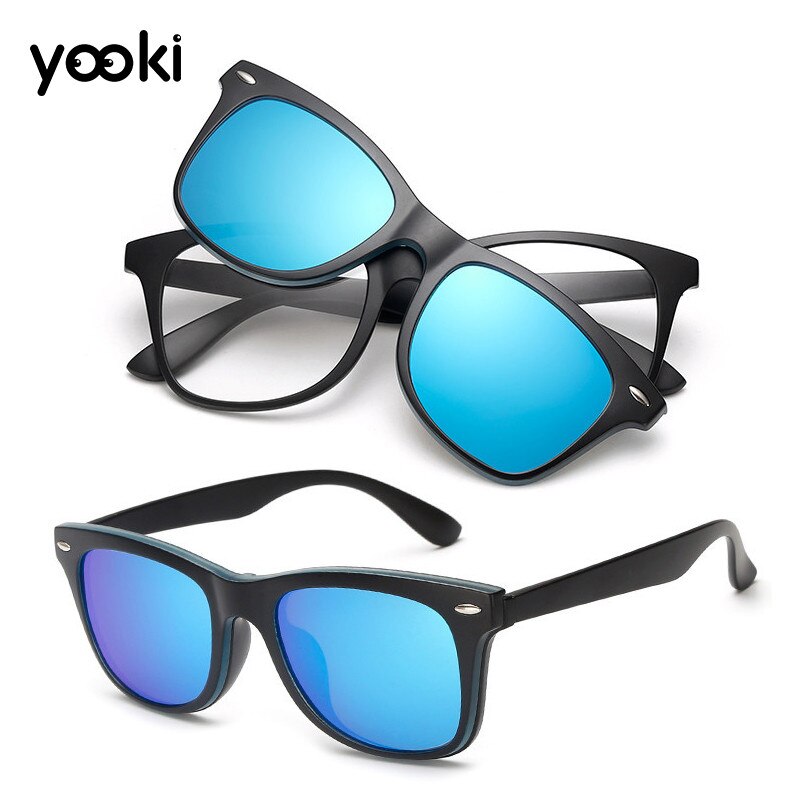 Sunglasses Invisible Coverage of Myopia Glasses Anti-Stun/Anti-UV Magnetic Adsorption Sunglasses: No 3