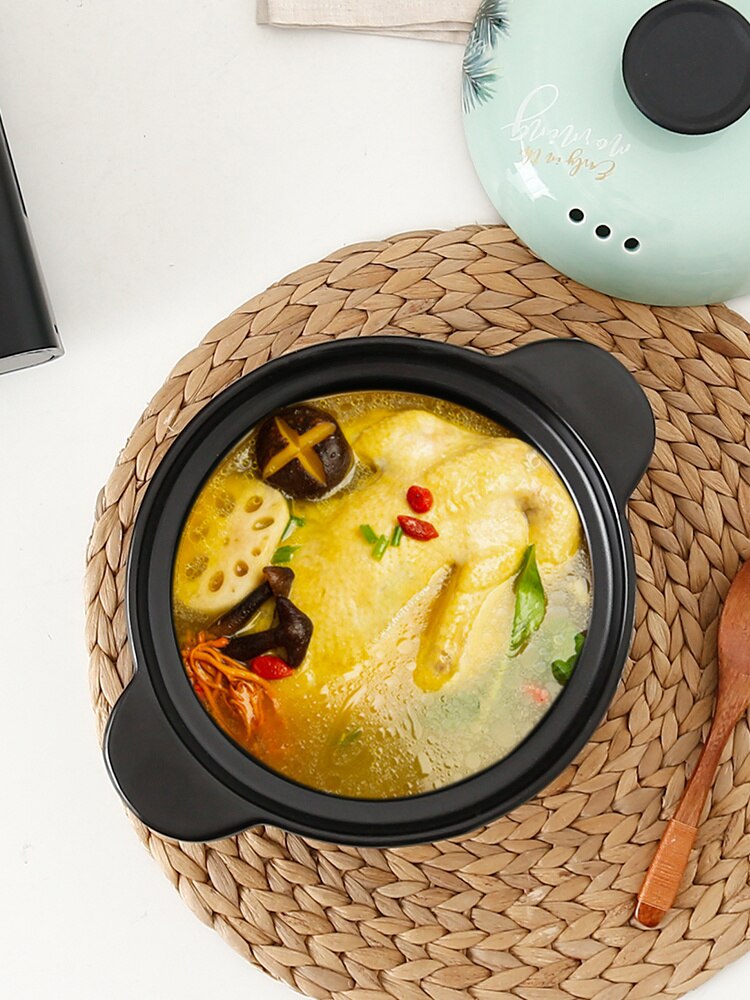Ceramic casserole direct fired domestic soup health preserving pot cookware set pots and pans ceramic stew pot