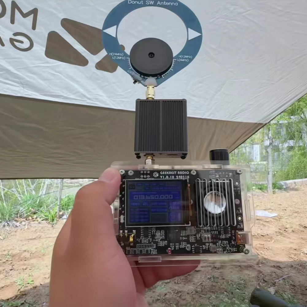 DIY Full Band V5A Mini Radio Kit FM AM MW SW Aviation Frequencies SSB LSB USB All Band Radio Receiver Digital/Analog Output