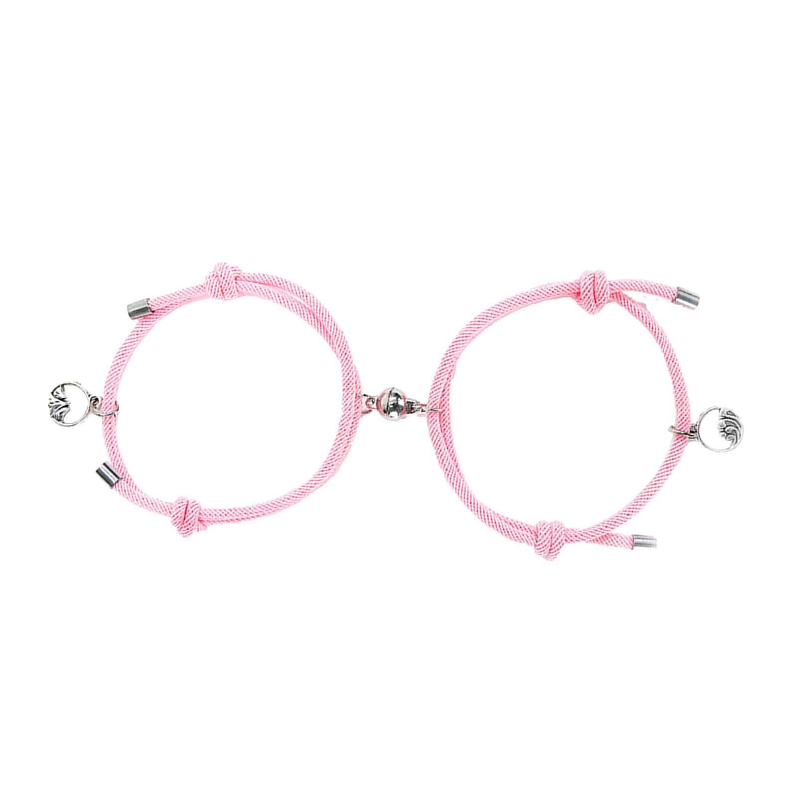 Ein Paar Liebhaber Passenden Armbinde Geflochtene Magnetische Abstand Armbinde für Frauen und Männer, Größe ist geeignet für sterben meisten menschen: 11