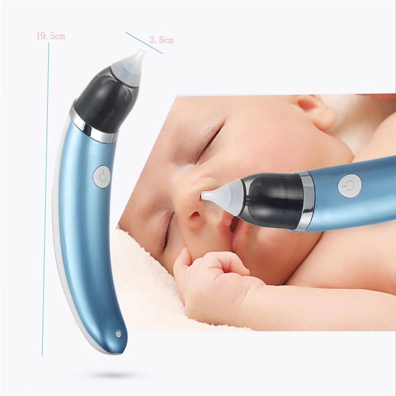 1Pc Baby Babysnuiter Hygiënische Neuszuiger Voor Pasgeboren Peuter Baby (Blauw)