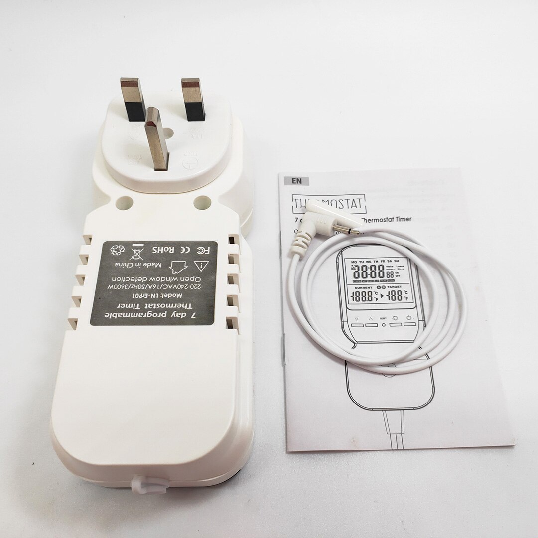 Temperature Controller 230V 16A for Remote Infrared Heating Panel Warm Heater Thermostat Timer