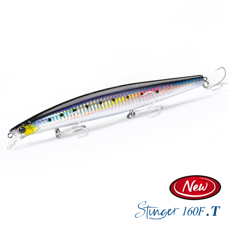 Tsurinoya 160F Drijvende Minnow Vissen Lokken Stinger 163Mm 31G Lange Casting Kunstmatige Zeebaars Saltwater Grote Harde Aas: Licht Groen