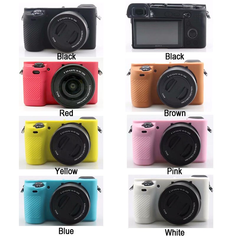 Camera Soft Silicone Skin Case Bag Cover Voor Sony A6500