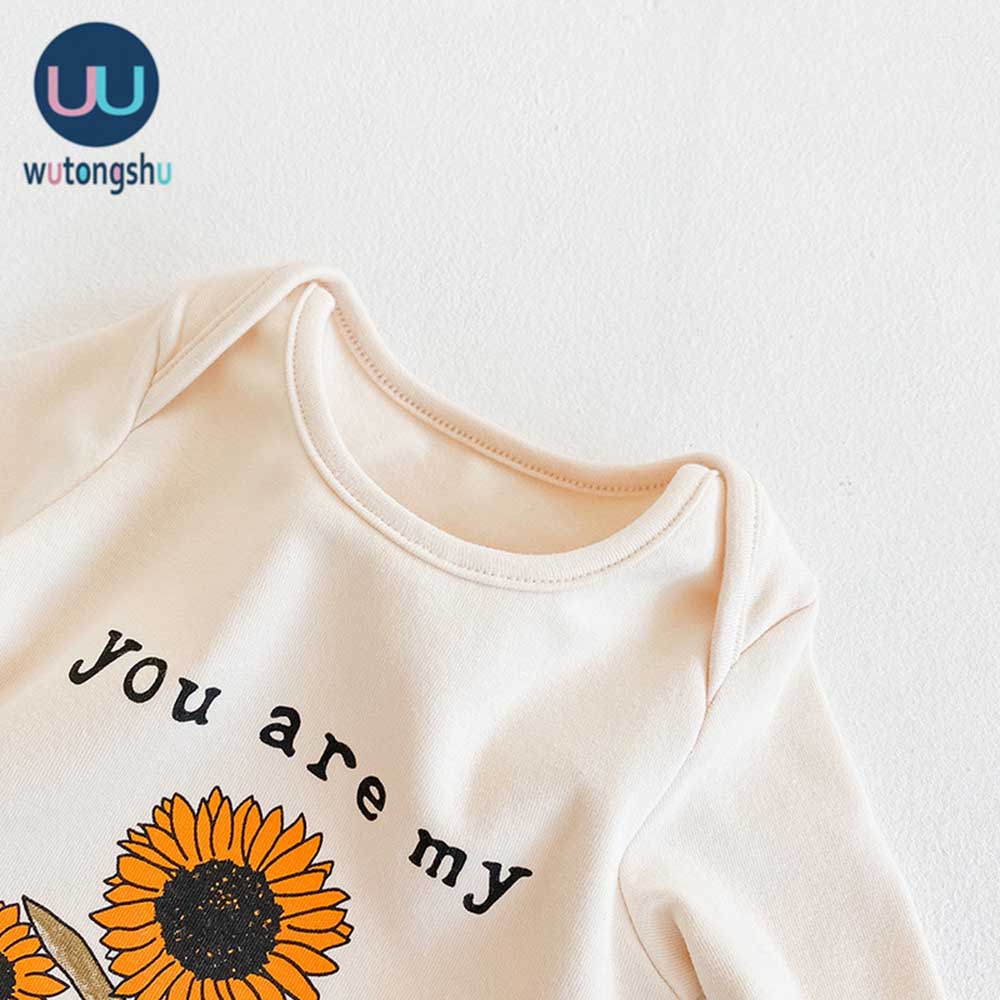 Algodão macacão de bebê 0-24m manga longa impressão branca roupas de bebê uma peça unissex roupas de bebê menina e menino macacões de bebê