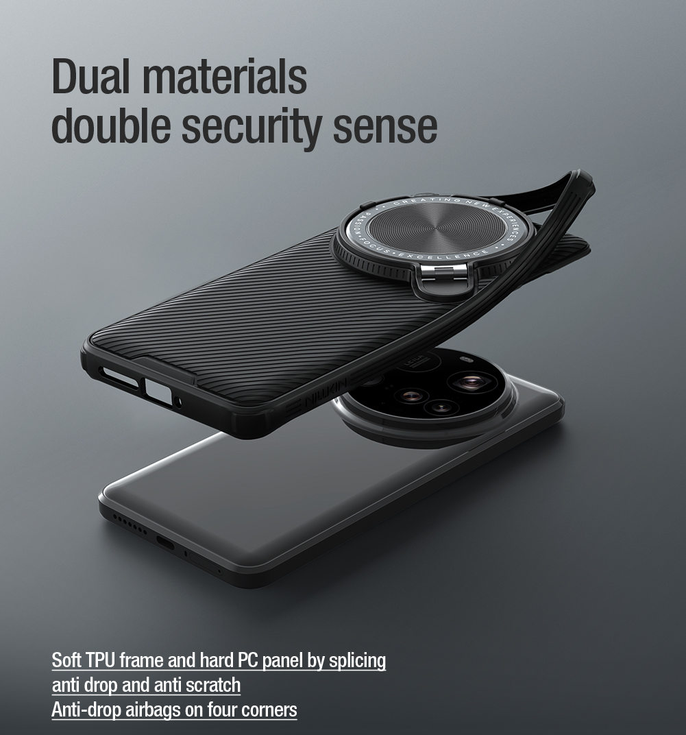 NILLKIN for Xiaomi Mi 15 Ultra / 14 Ultra / 13 Ultra 5G case Slide Lens Frosted 360 full Camera Protection CamShield Back cover