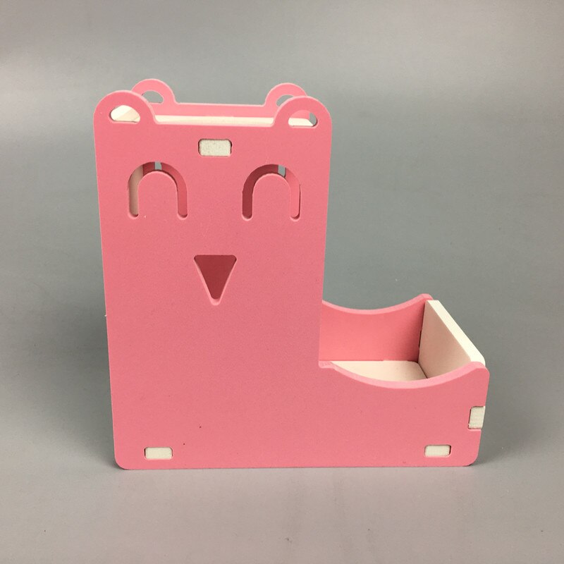 Soporte de botella de agua para hámster, alimentador de conejo, cobaya, refugio, suministros para mascotas pequeñas, jaula, accesorios, conejo, juguete, nido planeador de miel: Pink